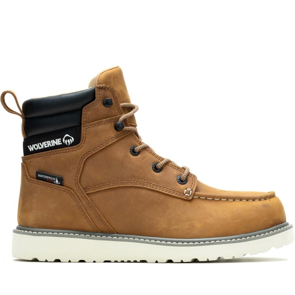 Wolverine Men's Tan Leather Boots - Picture 2 of 3